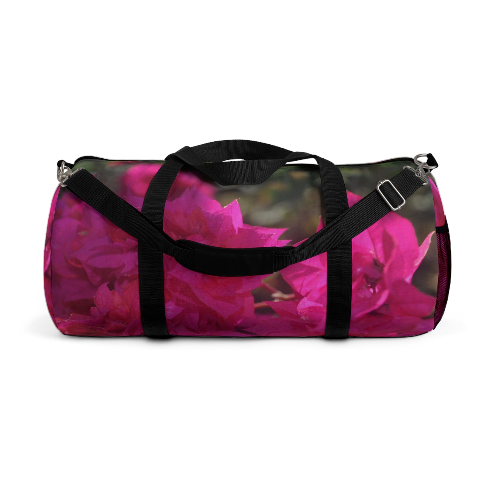 Pink Floral Duffel Bag